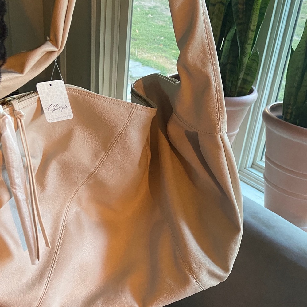 Free People Cream Shoulder Bag Brand New! It is XL